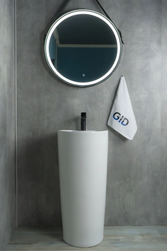 Раковина керамическая Gid Autonomo 81112 40х40 напольная цвет белый 1 отверстие под смеситель - фото 3