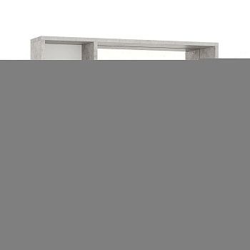 Зеркало-шкаф Onika Девис 208093 80х70 подвесной цвет серый