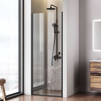 Душевая дверь Am.Pm Sunny W87G-80-1P-BT 80х190 стекло прозрачное профиль черный