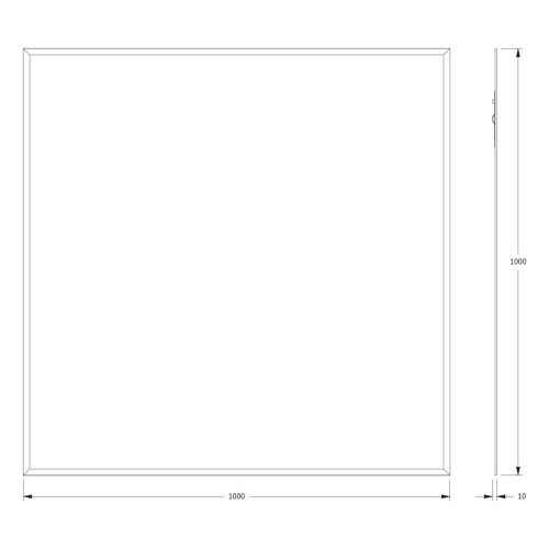 Зеркало Evoform Comfort BY 0936 100х100 подвесное - фото 2