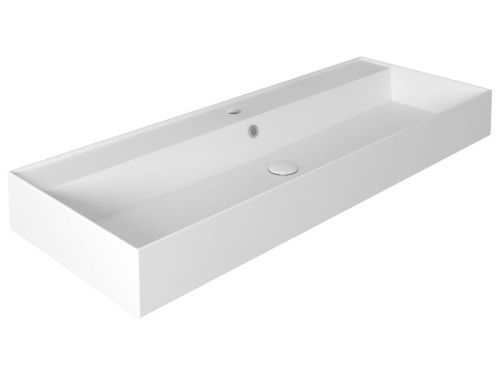 Раковина из сантехнического фаянса Simas AG 121 bia 120х50 подвесная цвет белый