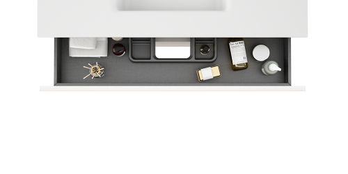 Тумба под раковину Visobath Granada 70456/87605 100х50 подвесная цвет бежевый - фото 3