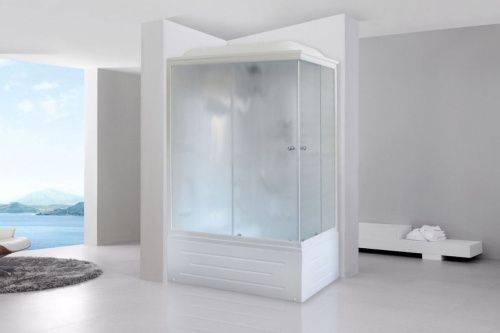 Душевая кабина Royal Bath BP RB8100BP1-M-L 100х80 прямоугольная с крышей ориентация левая - фото 2