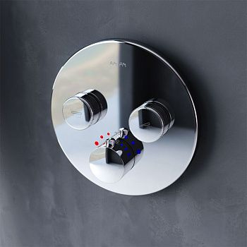 Смеситель для душа Am.Pm Inspire V2.0 F50A85700 встраиваемый в стену хром с термостатом