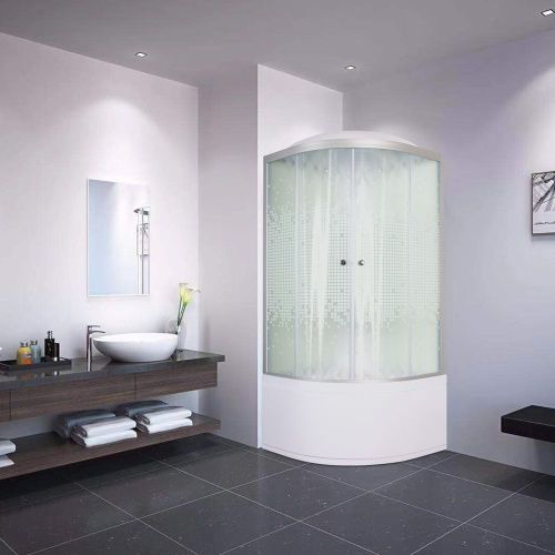 Душевая кабина AvaCan L990 90х90 четверть круга с крышей ориентация универсальная - фото 2