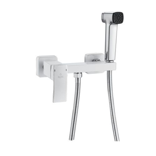 Гигиенический душ со смесителем Rose R1505F-1 белый/хром - фото 2