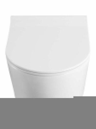 Унитаз подвесной Agger AT05100 белый с сиденьем микролифт каскадный смыв - фото 3