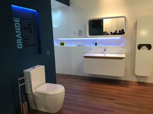 Чаша унитаза напольная Creavit Grande GR360-11CB00E-0000 цвет белый без бачка без сиденья душевой смыв - фото 5