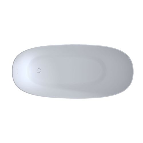 Ванна из искусственного камня Timo KIARA KIARA1700 170х75 отдельностоящая овальная - фото 2