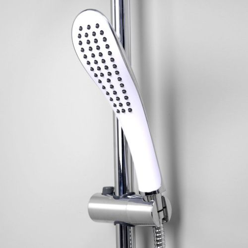 Душевая стойка Wasserkraft A045 настенная цвет белый/хром - фото 3