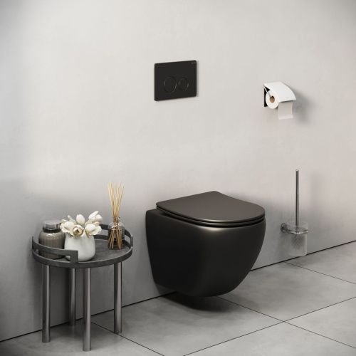 Клавиша смыва механическая Grossman Style 700.K31.05.21M.21M цвет черный - фото 5