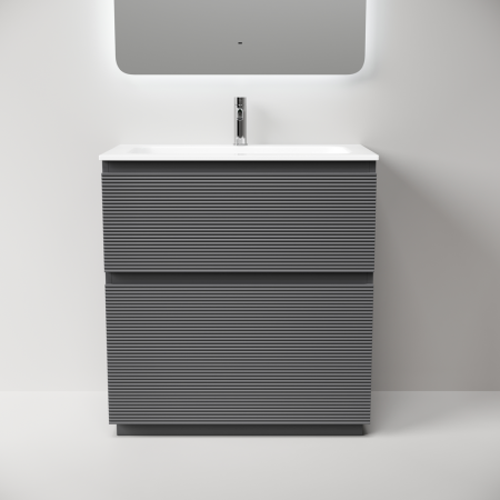 Тумба под раковину Sancos FOLK Floor FL80FGS 80х40 напольная цвет серый