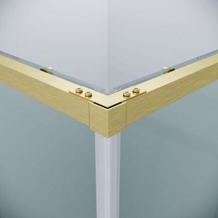 Душевая дверь Grossman Galaxy 1/2.K33.01.12.32.00 120х195 стекло прозрачное профиль золото