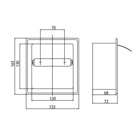 Бумагодержатель Emco System2 3500 000 01