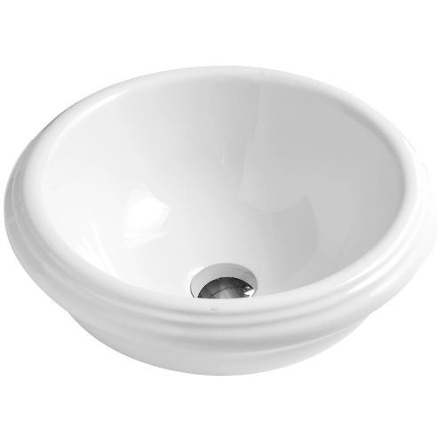 Раковина из сантехнического фаянса Azzurra Jubilaeum JULA04518000BI/(JUB50/APP bi)*0 50х50 накладная цвет белый без отверстий под смеситель