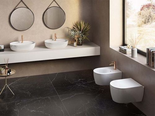 Раковина из сантехнического фаянса Hatria HAPPY HOUR Y8AM01 60х40 накладная цвет белый