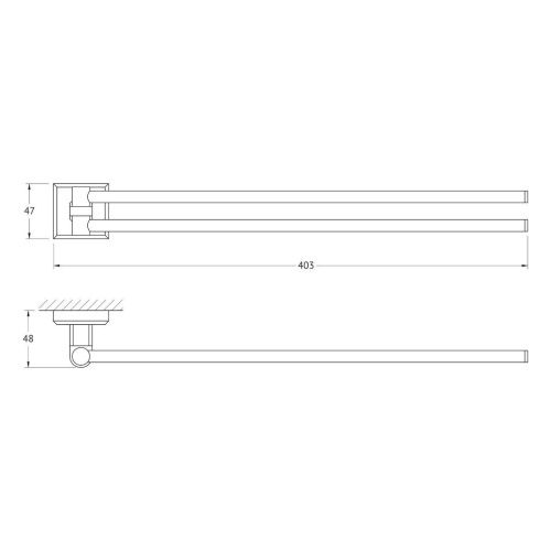 Полотенцедержатель Artwelle HAGEL 9931 - фото 2