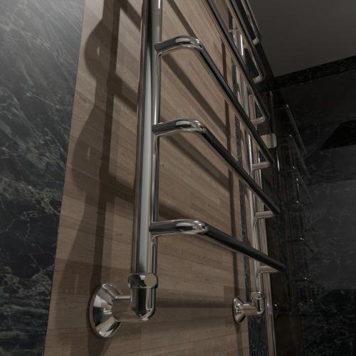 Полотенцесушитель водяной Маргроид Вид 8 08-8050-000 55х80 хром - фото 4