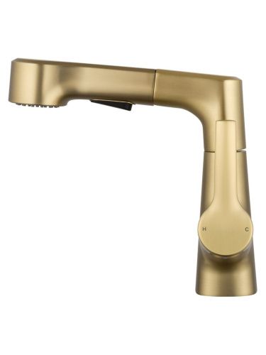 Смеситель Wonzon & Woghand WW-121B108-BG на раковину золото - фото 3