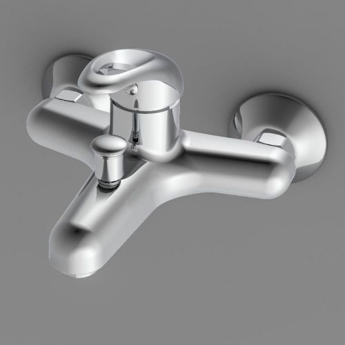 Смеситель для ванны и душа Dorff Comfort D8010000 настенный хром