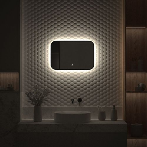 Зеркало с подсветкой Defesto AURA DF 2962SH 60х40 подвесное - фото 5