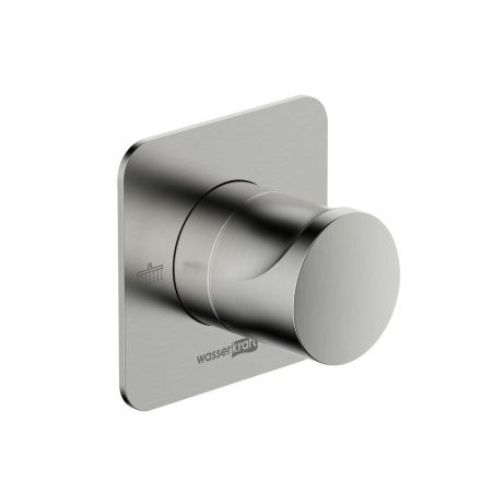 Переключатель на 2 выхода Wasserkraft Spree 1400 A272 встраиваемый в стену никель