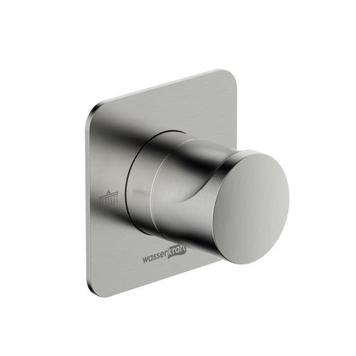 Переключатель на 2 выхода Wasserkraft Spree 1400 A272 встраиваемый в стену никель - фото 2