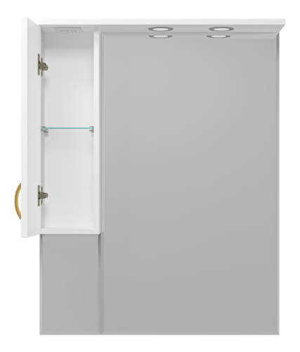 Зеркало-шкаф Misty Амбра П-Амб0280-0322ЯЛ 80х100 подвесной - фото 3