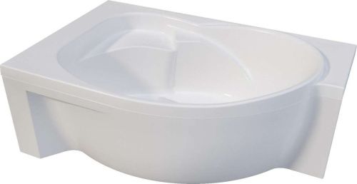 Ванна акриловая 1MarKa Ergonomika 01эрг17511л 175х110 пристенная асимметричная без каркаса - фото 2