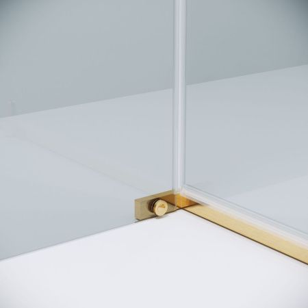 Душевой уголок Grossman Pragma 120.K33.03.1280.32.00 120х80 стекло прозрачное профиль золото без поддона