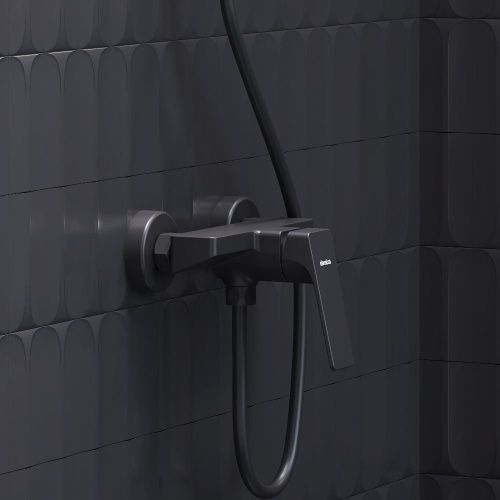 Смеситель для душа Damixa Merkur 402000300 настенный черный - фото 3