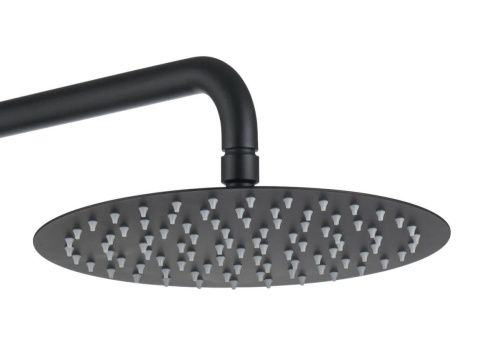 Душевая стойка Aquatek ВЕГА AQ2046MB настенная цвет черный - фото 3