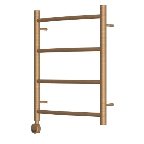 Полотенцесушитель электрический Point Афина PN04156BRE 55х65 бронза - фото 5