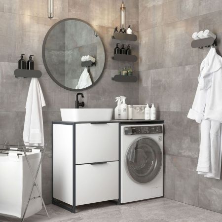 Тумба под раковину Corozo Гера SD-00001911 60х50 напольная цвет белый