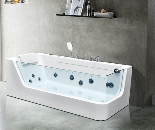 Ванна акриловая Frank 201759001 170х80 угловая асимметричная с каркасом - фото 4