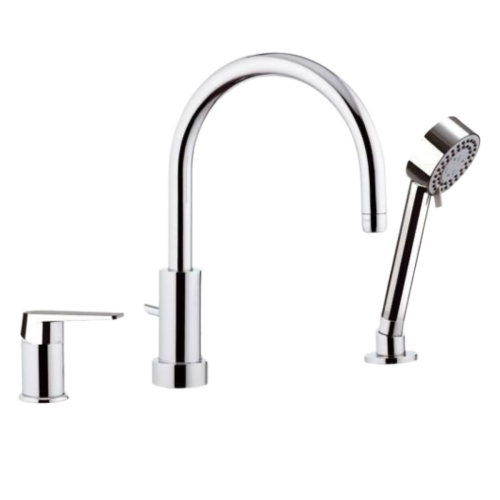 Смеситель Remer Dream D07 на борт ванны хром