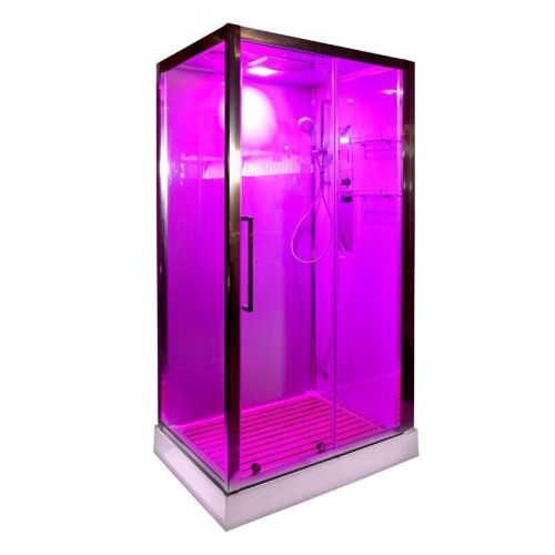 Душевая кабина AvaCan Z120STEAM 120х90 прямоугольная с крышей ориентация универсальная - фото 3