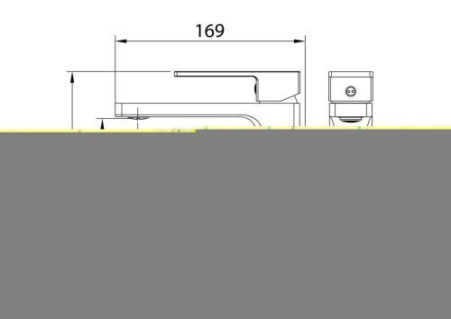 Смеситель Grossman Style 510.K35.05.320 на раковину золото - фото 5