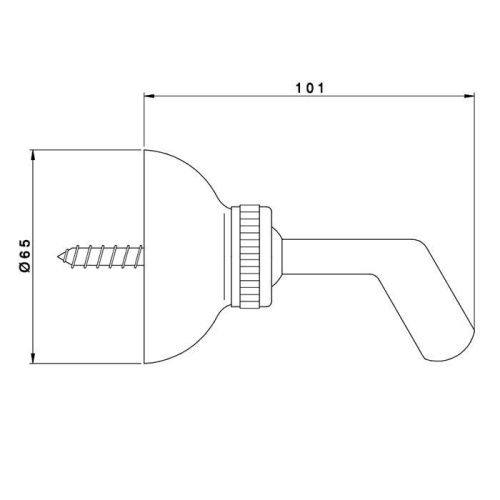 Держатель для душа Nicolazzi Doccia 7125CR хром - фото 2