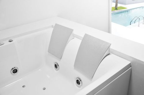 Ванна акриловая гидромассажная SSWW AU818R 180х120 пристенная прямоугольная с каркасом с ручками - фото 4