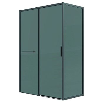 Душевой уголок Grossman Style 120.K33.05.1390.21.10 130х90 стекло тонированное профиль черный без поддона