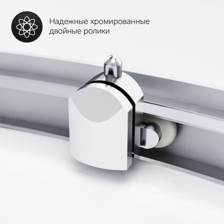 Душевой уголок Am.Pm Gem W90G-401-090WT 90х90 стекло прозрачное профиль хром без поддона