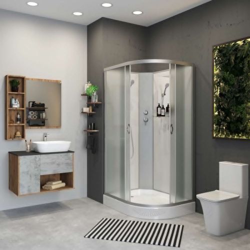 Душевая кабина Niagara Classic 33121423LBK 120х80 асимметричная без крыши ориентация левая - фото 3