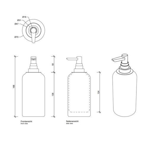 Дозатор Decor Walther Crack 932820 - фото 2