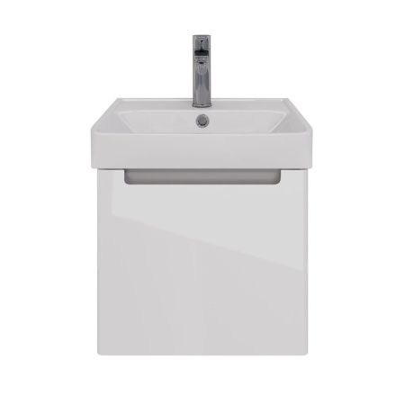 Тумба под раковину LeMark Buno mini LM05BM45T 40х40 подвесная цвет белый