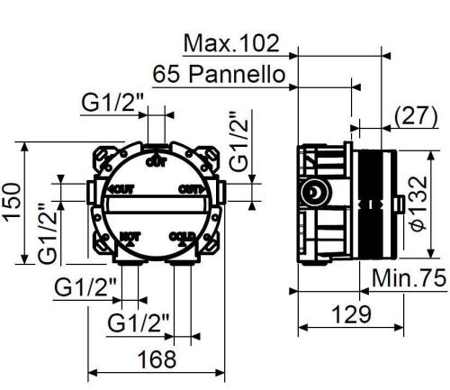 Внутренняя часть Plumberia Selection Psbox PSB003 - фото 2