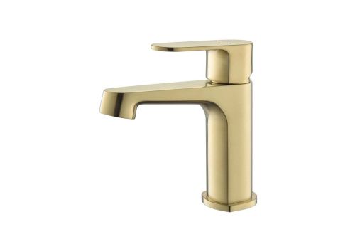 Смеситель Aquatek Оберон AQ1210BG на раковину золото - фото 2