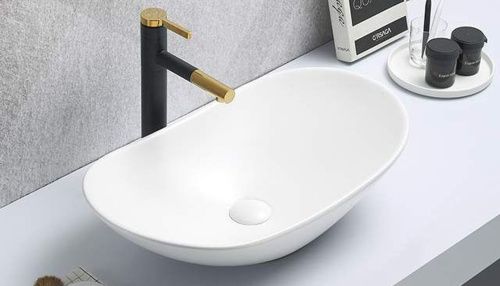 Раковина из сантехнического фаянса Velvex 7811AMW 60х40 накладная цвет белый без отверстий под смеситель - фото 2