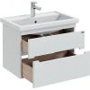 Тумба под раковину СанТа Лондон 224036 70х40 подвесная цвет белый