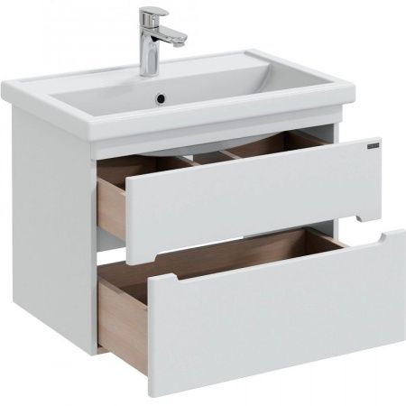 Тумба под раковину СанТа Лондон 224036 70х40 подвесная цвет белый